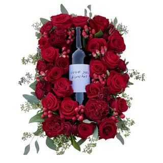 Jack Red Rose Basket
