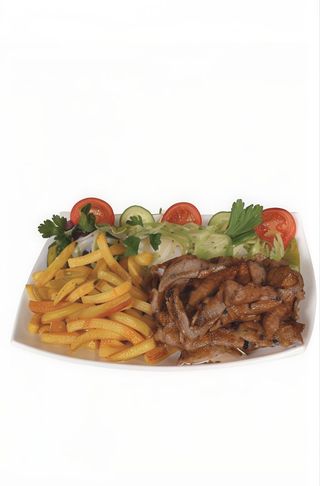 Kebab na talerzu