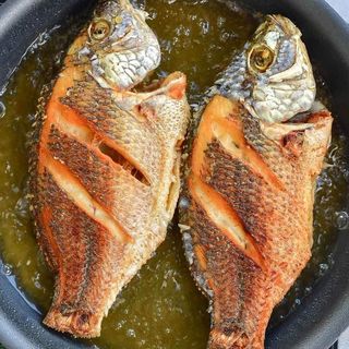 Tilapia In Garlic sauce With Mukimo