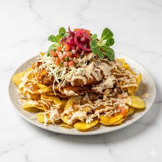 Pollo Frito Con Tajadas