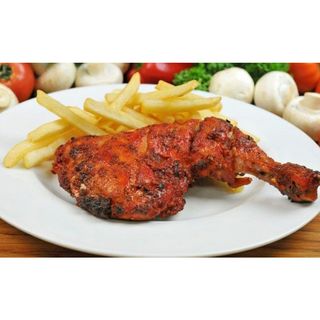 Half  Tandoori Chicken with Chips (4 pieces)