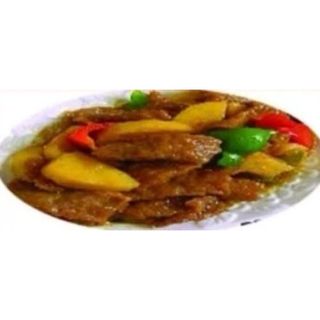 Ternera Con Patatas En Salsa Curry