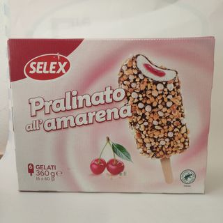 *PRALINATO ALL'AMARENA X 6 360 G.