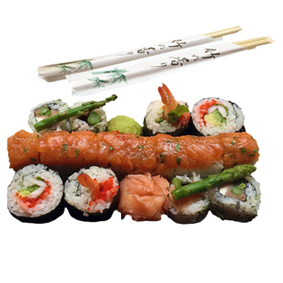 Сьомга Тартар и Футо Маки сет (16бр)