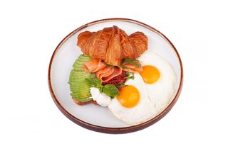 Ouă ochi & croissant