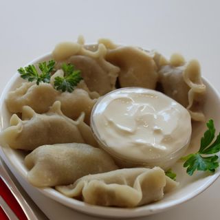 Pierogi gotowe z jagodami 