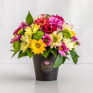 Аранжировка хризантеми микс