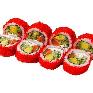 Kalifornia w tobiko z łososiem