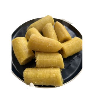 Plain Boiled Unripe Plantain Only