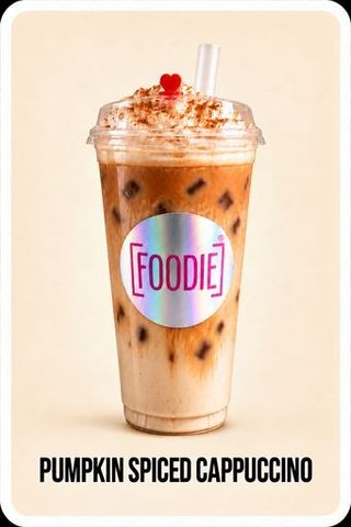 ICED PUMPKIN SPICED CAPPUCCINO