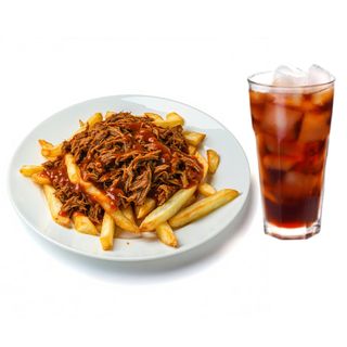 Menú patatas gratinadas con carne