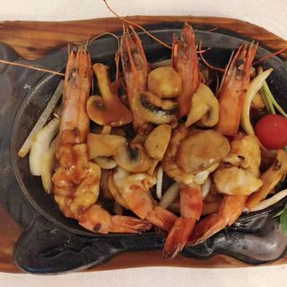 60.Langostinos plancha