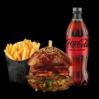 Меню Бургер зі свининою