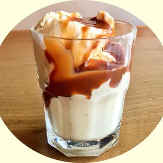 Helado con KitKat y Dulce de Leche