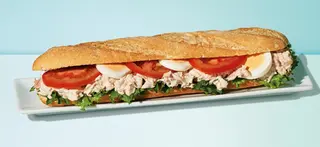 Baguetes com Pasta e Salada