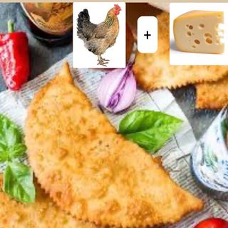 Чебурек куриный с сыром
