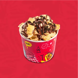 Clatite franjurate cu nutella si banane
