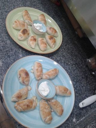 Pizza kiflice sa šunkom i sirom 250gr