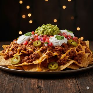 Nachos Con Mozzarella