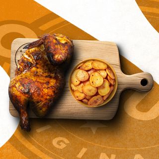 Menu demi poulet