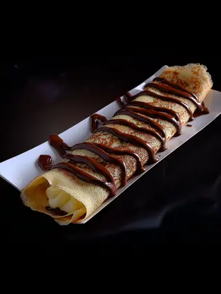 Clătită cu Nutella și banane