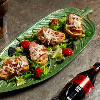 Bruschete mozzarella& bacon 300 gr