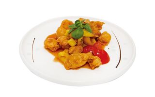 258. Pollo in salsa agrodolce