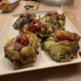 Alcachofas Con Zamburiñas