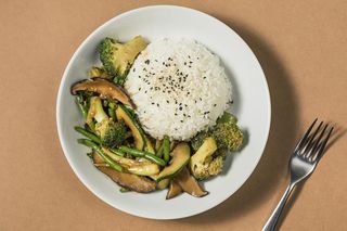 VERDURAS AL WOK (CON ARROZ)