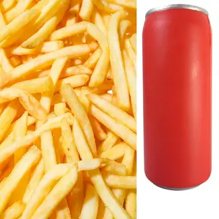 1 Patatas Fritas + 1 Bebida Lata
