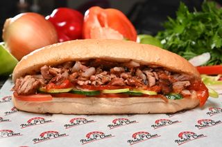 Խոզի շաուրմա հացով