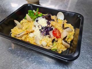 Risotto cu fructe de mare