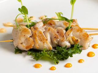 Spiedini di polio satay