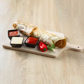 Kebab rollo wegetariański z falafelem mega