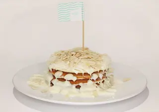 Special big pancake Raffaello