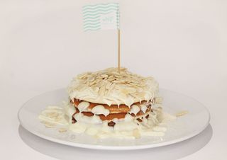 Special big pancake Raffaello