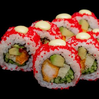 Каліфорнія з тигровою креветкою темпура 280г