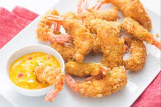 Gambas Fritas Con Salsa De Mango (8 Uds.)