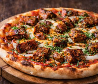 Pizza Seekh Kebab