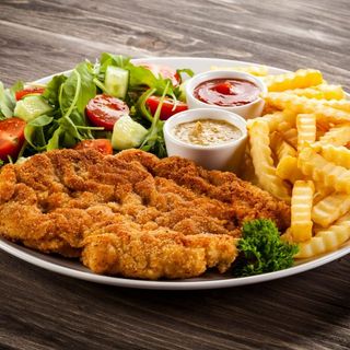 Snitel de pui crocant