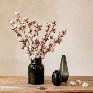 Ramo de flores de algodón. 5u