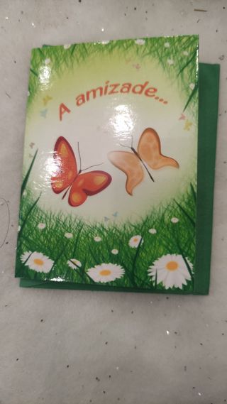 Cartão 'A amizade...'