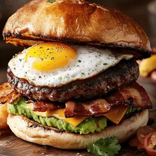 Egg burger 
