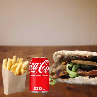 Menú Integral Kebab Vegano seitan