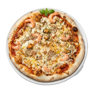 Pizza De Gambas (Pequeña)