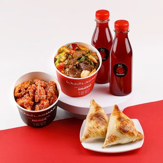 Комбо микс   "Курица в кисло-сладком и Гуйру лагман"