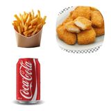 Menú 9 Plato de Nuggets (6 Uds.)