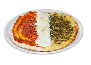 Focaccia tricolore