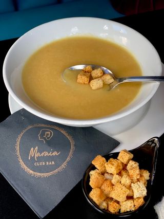 Картофена крем супа с крутони (300г)