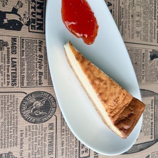 Tarta de tres quesos